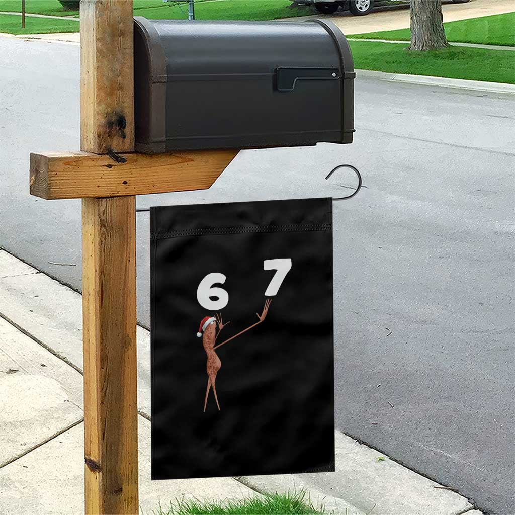 67 Six Seven Christmas Garden Flag Marcus The Worm Meme - Wonder Print Shop