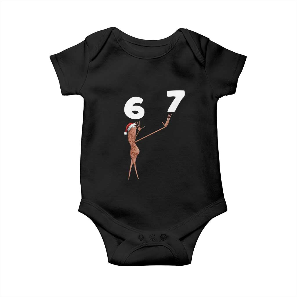 67 Six Seven Christmas Baby Onesie Marcus The Worm Meme - Wonder Print Shop