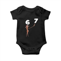 67 Six Seven Christmas Baby Onesie Marcus The Worm Meme - Wonder Print Shop
