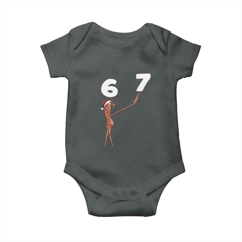 67 Six Seven Christmas Baby Onesie Marcus The Worm Meme - Wonder Print Shop