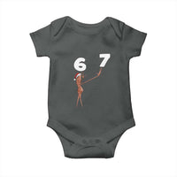 67 Six Seven Christmas Baby Onesie Marcus The Worm Meme - Wonder Print Shop