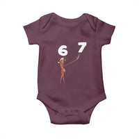 67 Six Seven Christmas Baby Onesie Marcus The Worm Meme - Wonder Print Shop