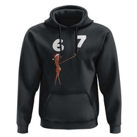67 Six Seven Christmas Hoodie Marcus The Worm Meme - Wonder Print Shop