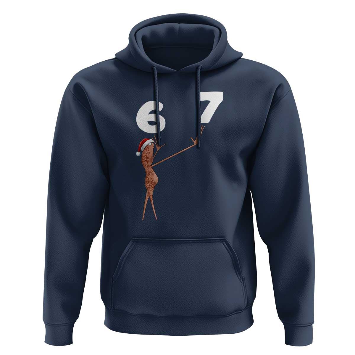 67 Six Seven Christmas Hoodie Marcus The Worm Meme - Wonder Print Shop