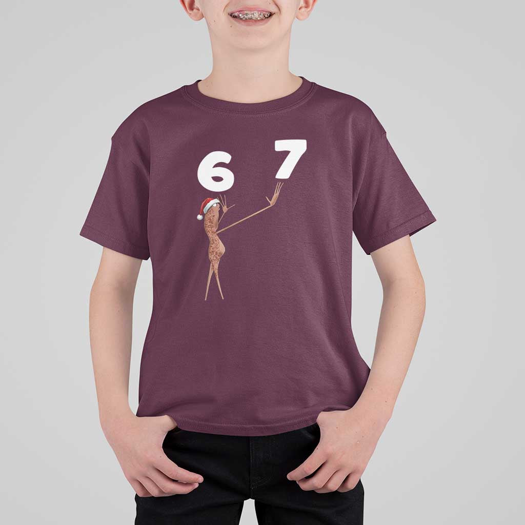 67 Six Seven Christmas T Shirt For Kid Marcus The Worm Meme - Wonder Print Shop