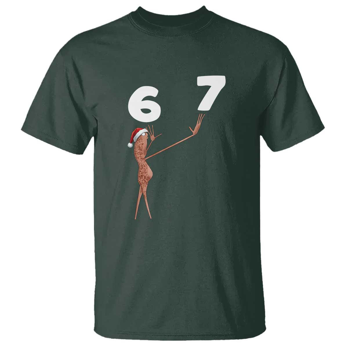 67 Six Seven Christmas T Shirt Marcus The Worm Meme - Wonder Print Shop