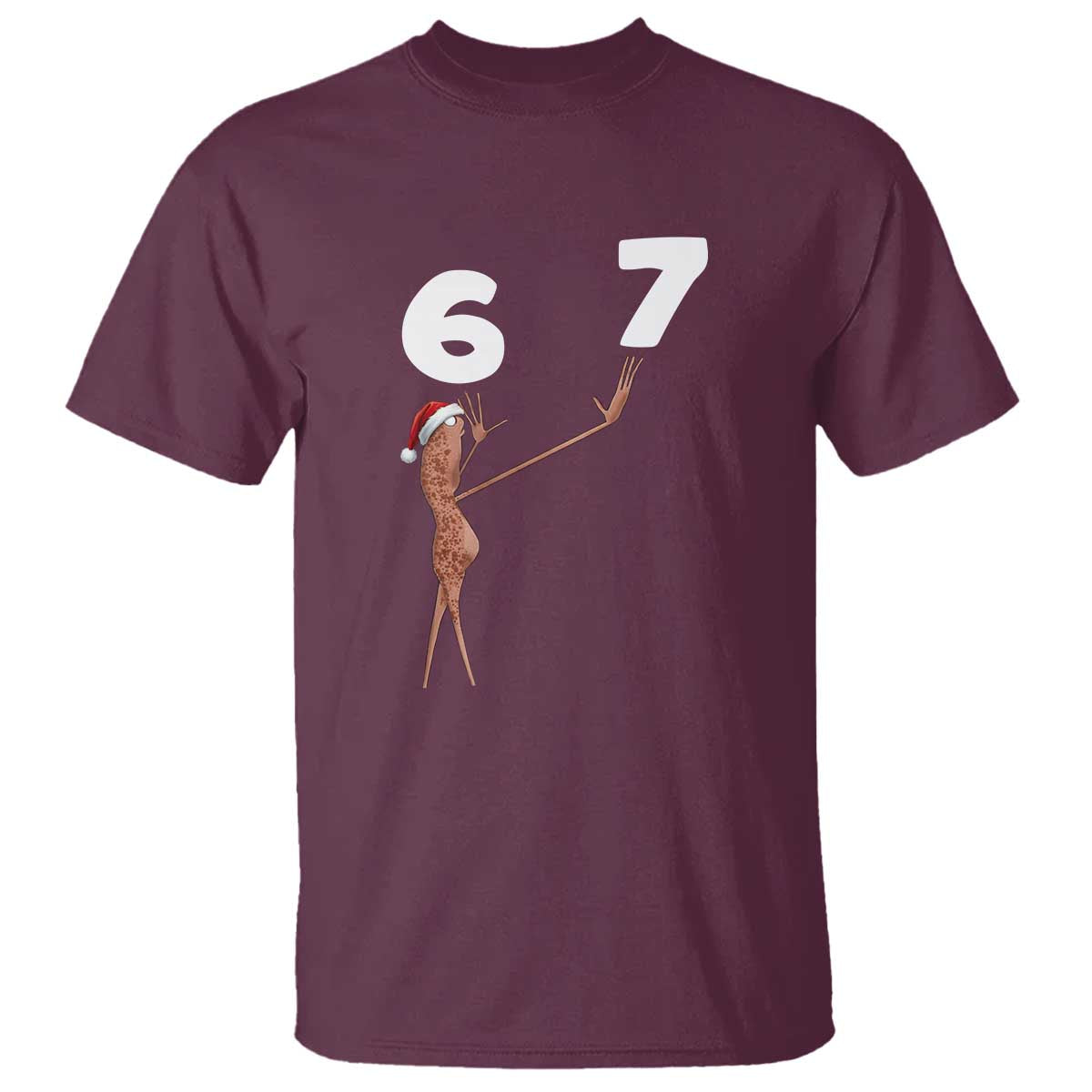 67 Six Seven Christmas T Shirt Marcus The Worm Meme - Wonder Print Shop