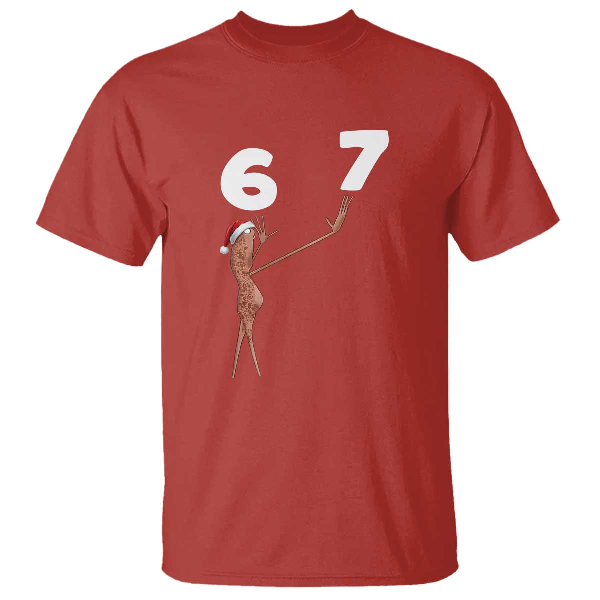 67 Six Seven Christmas T Shirt Marcus The Worm Meme - Wonder Print Shop