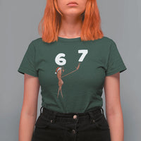 67 Six Seven Christmas T Shirt For Women Marcus The Worm Meme - Wonder Print Shop