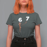 67 Six Seven Christmas T Shirt For Women Marcus The Worm Meme - Wonder Print Shop