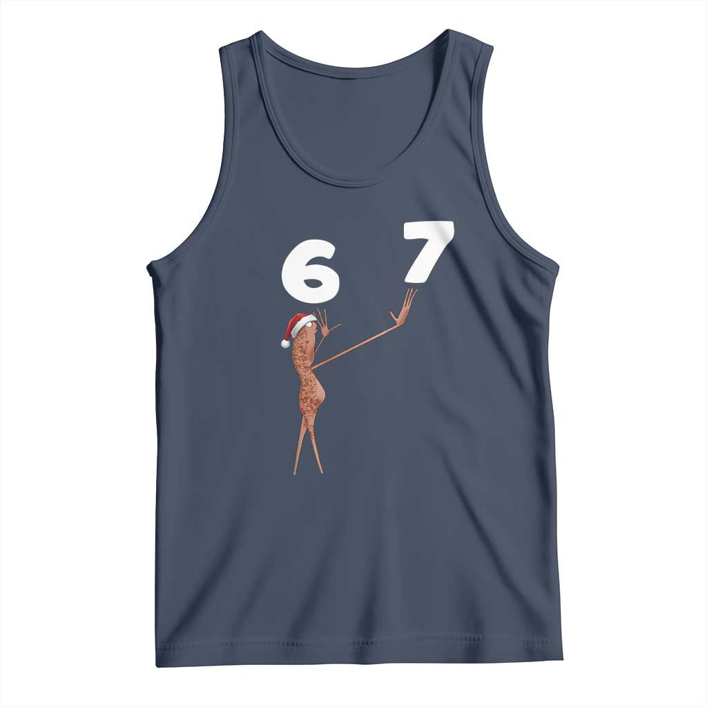 67 Six Seven Christmas Tank Top Marcus The Worm Meme - Wonder Print Shop