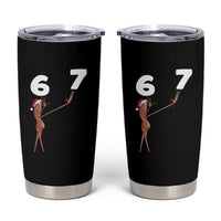 67 Six Seven Christmas Tumbler Cup Marcus The Worm Meme - Wonder Print Shop