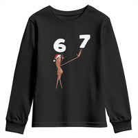67 Six Seven Christmas Youth Sweatshirt Marcus The Worm Meme - Wonder Print Shop