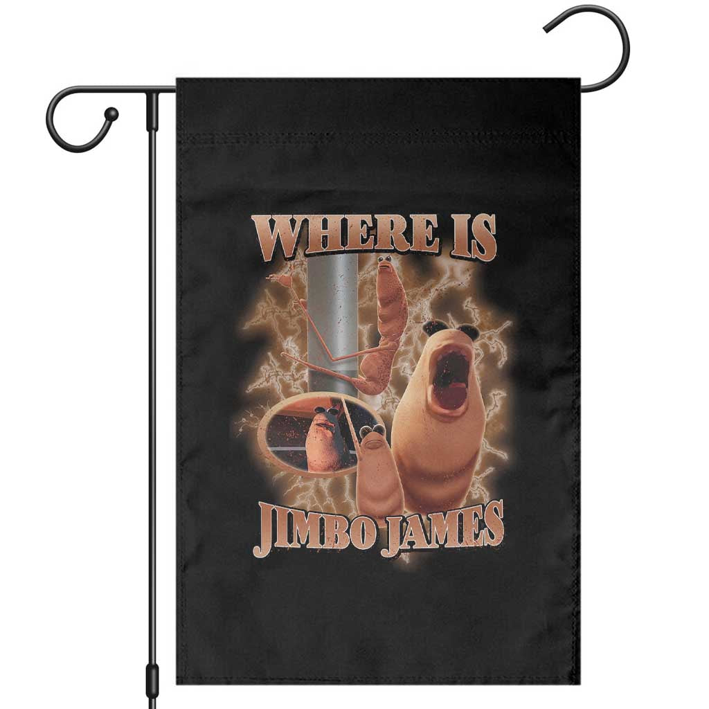 Marcus The Worm Meme Garden Flag Where Is Jimbo James - Wonder Print Shop