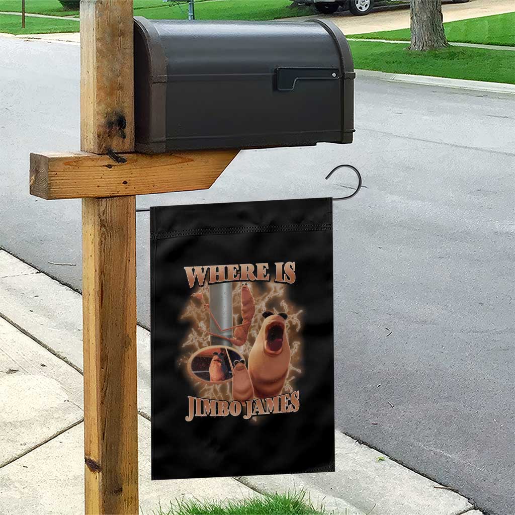 Marcus The Worm Meme Garden Flag Where Is Jimbo James - Wonder Print Shop