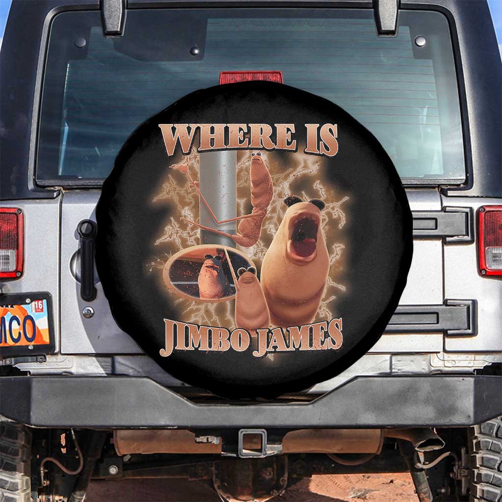 Marcus The Worm Meme Spare Tire Cover Where Is Jimbo James - Wonder Print Shop