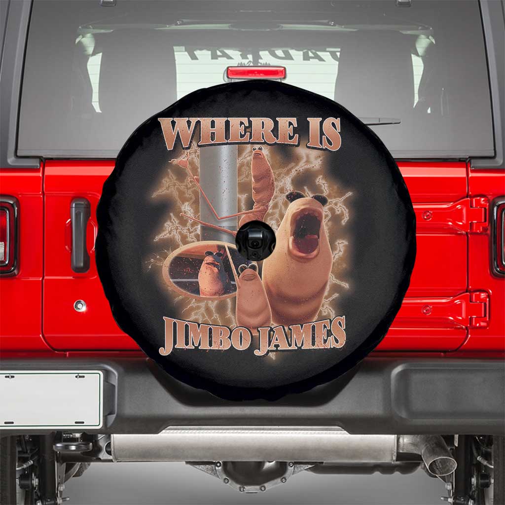 Marcus The Worm Meme Spare Tire Cover Where Is Jimbo James - Wonder Print Shop
