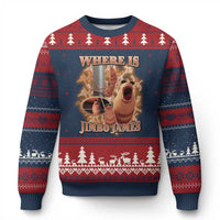 Marcus The Worm Meme Ugly Christmas Sweater Where Is Jimbo James - Wonder Print Shop