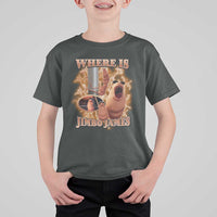 Marcus The Worm Meme T Shirt For Kid Where Is Jimbo James - Wonder Print Shop