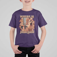 Marcus The Worm Meme T Shirt For Kid Where Is Jimbo James - Wonder Print Shop