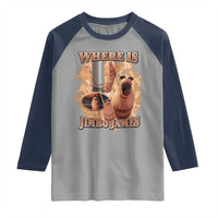Marcus The Worm Meme Raglan Shirt Where Is Jimbo James - Wonder Print Shop