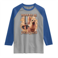 Marcus The Worm Meme Raglan Shirt Where Is Jimbo James - Wonder Print Shop