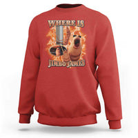 Marcus The Worm Meme Sweatshirt Where Is Jimbo James - Wonder Print Shop