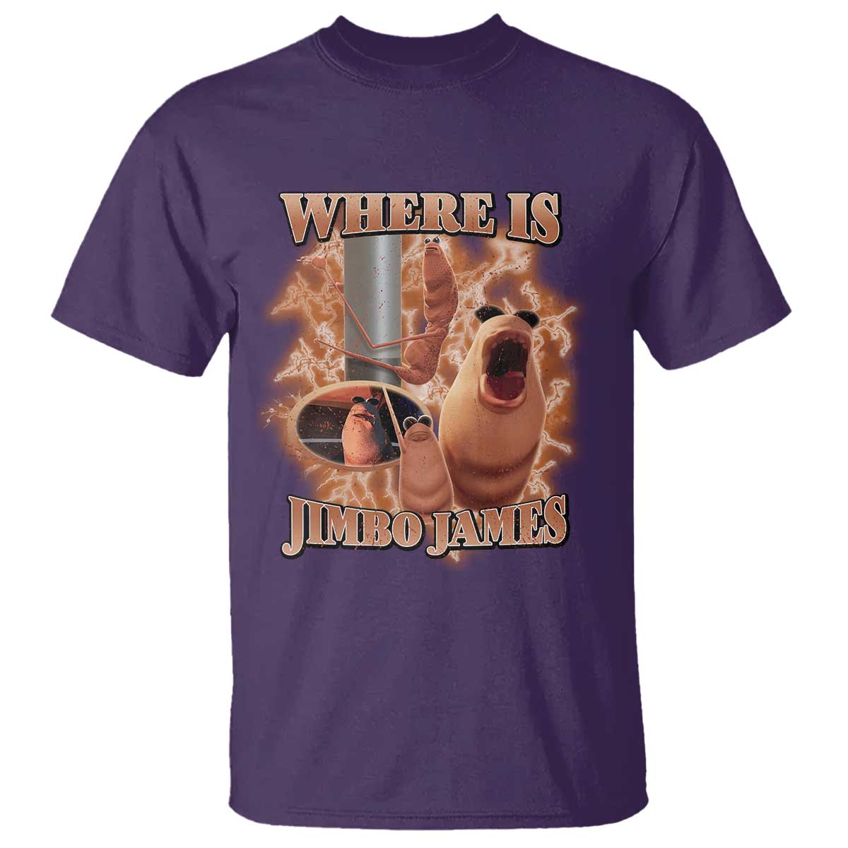 Marcus The Worm Meme T Shirt Where Is Jimbo James - Wonder Print Shop