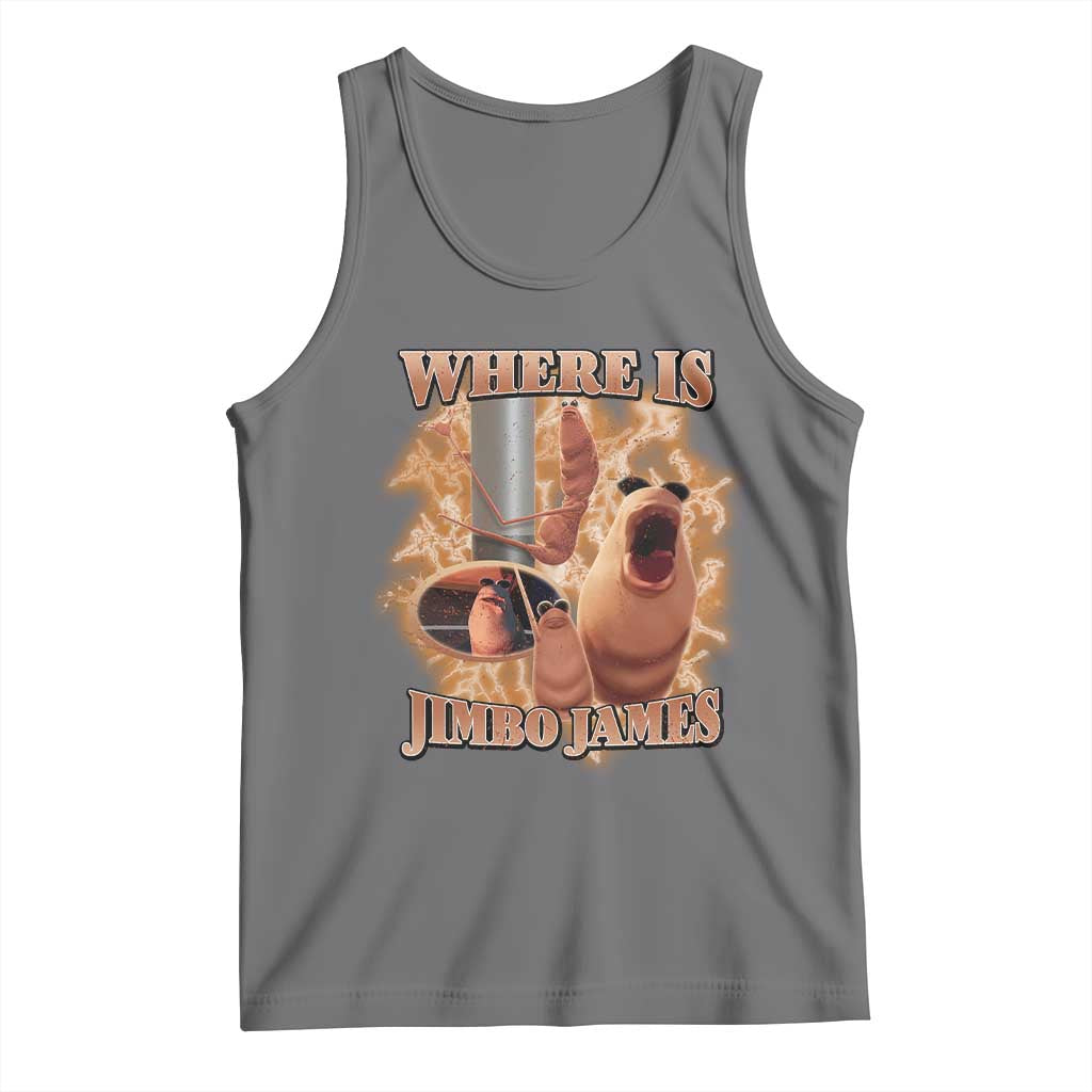 Marcus The Worm Meme Tank Top Where Is Jimbo James - Wonder Print Shop
