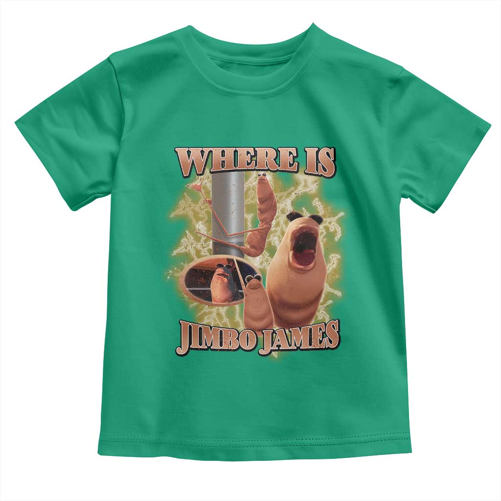 Marcus The Worm Meme Toddler T Shirt Where Is Jimbo James - Wonder Print Shop
