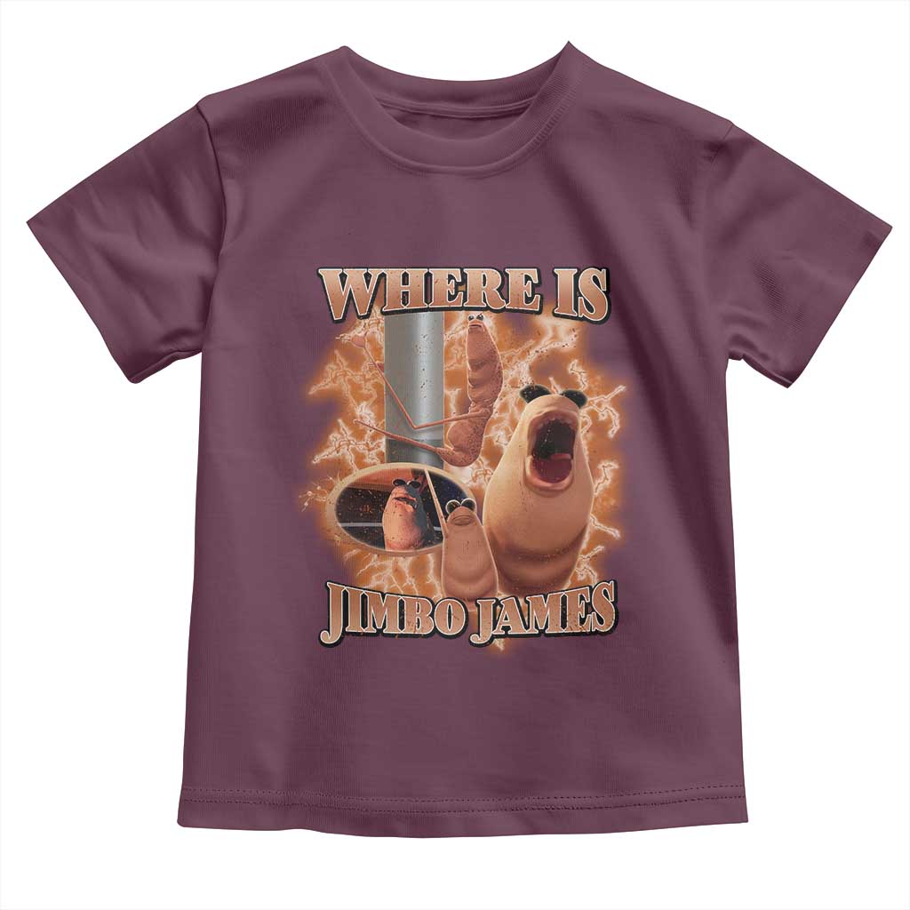 Marcus The Worm Meme Toddler T Shirt Where Is Jimbo James - Wonder Print Shop