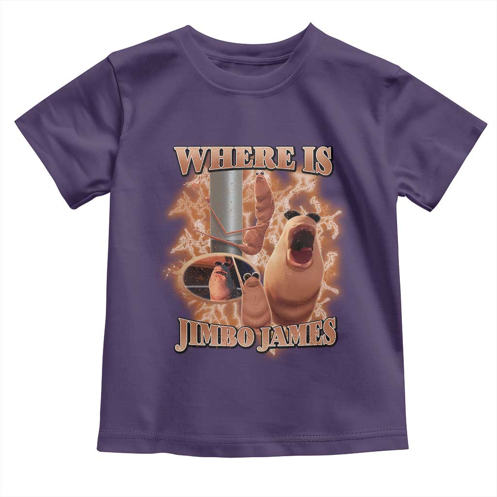 Marcus The Worm Meme Toddler T Shirt Where Is Jimbo James - Wonder Print Shop
