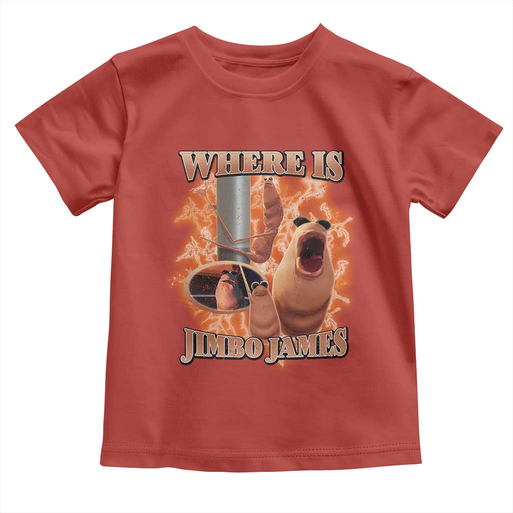 Marcus The Worm Meme Toddler T Shirt Where Is Jimbo James - Wonder Print Shop