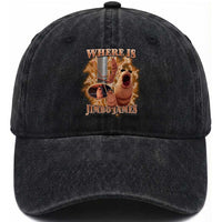Marcus The Worm Meme Washed Cotton Baseball Cap Where Is Jimbo James