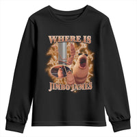 Marcus The Worm Meme Youth Sweatshirt Where Is Jimbo James - Wonder Print Shop