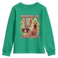 Marcus The Worm Meme Youth Sweatshirt Where Is Jimbo James - Wonder Print Shop
