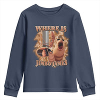 Marcus The Worm Meme Youth Sweatshirt Where Is Jimbo James - Wonder Print Shop