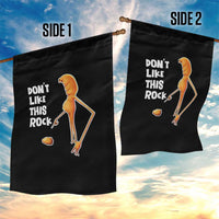 Marcus The Worm Meme Garden Flag Do Not Like This Rock - Wonder Print Shop
