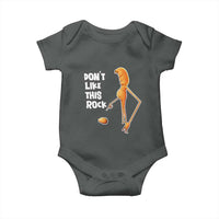 Marcus The Worm Meme Baby Onesie Do Not Like This Rock - Wonder Print Shop