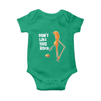 Marcus The Worm Meme Baby Onesie Do Not Like This Rock - Wonder Print Shop
