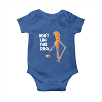 Marcus The Worm Meme Baby Onesie Do Not Like This Rock - Wonder Print Shop