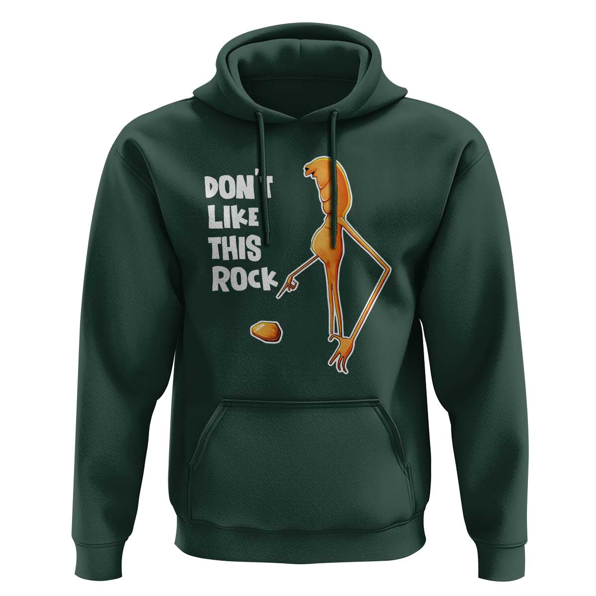 Marcus The Worm Meme Hoodie Do Not Like This Rock - Wonder Print Shop