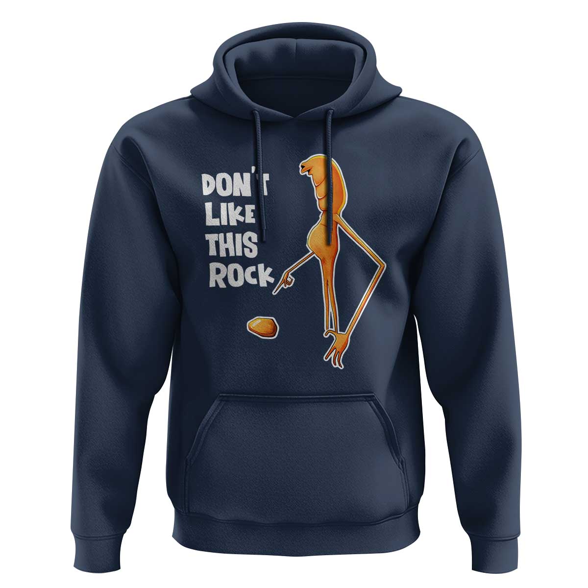 Marcus The Worm Meme Hoodie Do Not Like This Rock - Wonder Print Shop
