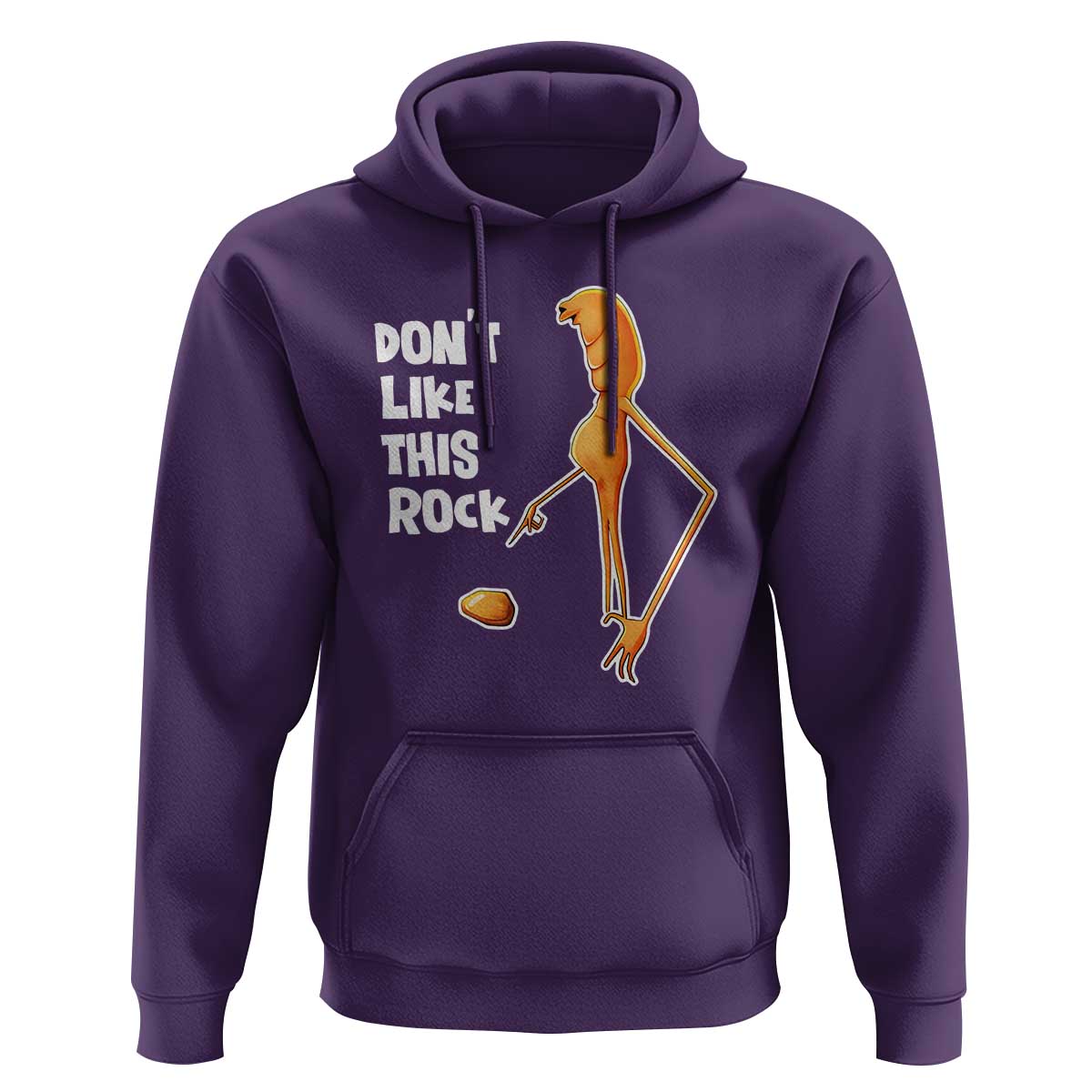 Marcus The Worm Meme Hoodie Do Not Like This Rock - Wonder Print Shop