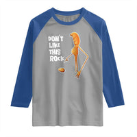Marcus The Worm Meme Raglan Shirt Do Not Like This Rock - Wonder Print Shop