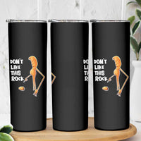 Marcus The Worm Meme Skinny Tumbler Do Not Like This Rock - Wonder Print Shop