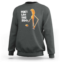 Marcus The Worm Meme Sweatshirt Do Not Like This Rock - Wonder Print Shop