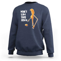 Marcus The Worm Meme Sweatshirt Do Not Like This Rock - Wonder Print Shop