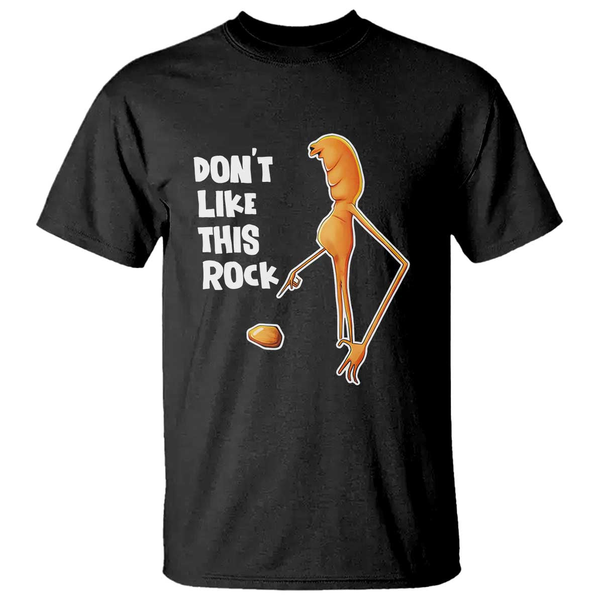Marcus The Worm Meme T Shirt Do Not Like This Rock - Wonder Print Shop