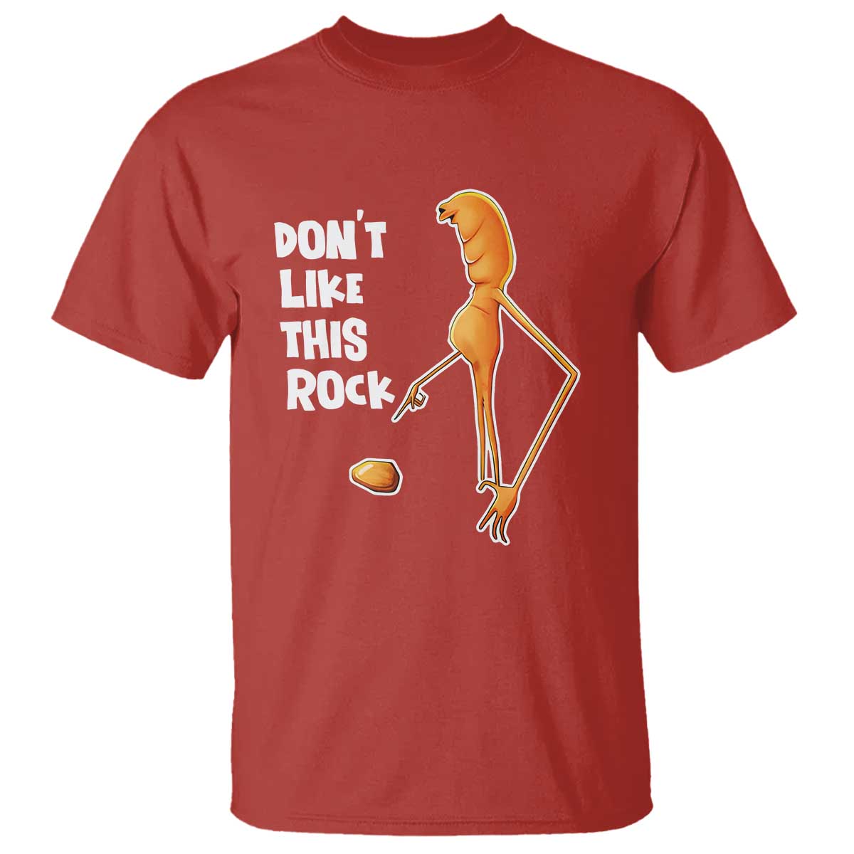 Marcus The Worm Meme T Shirt Do Not Like This Rock - Wonder Print Shop